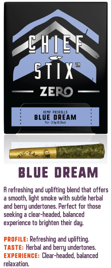Nicotine-free cigarettes - ChiefStix - Blue Dream